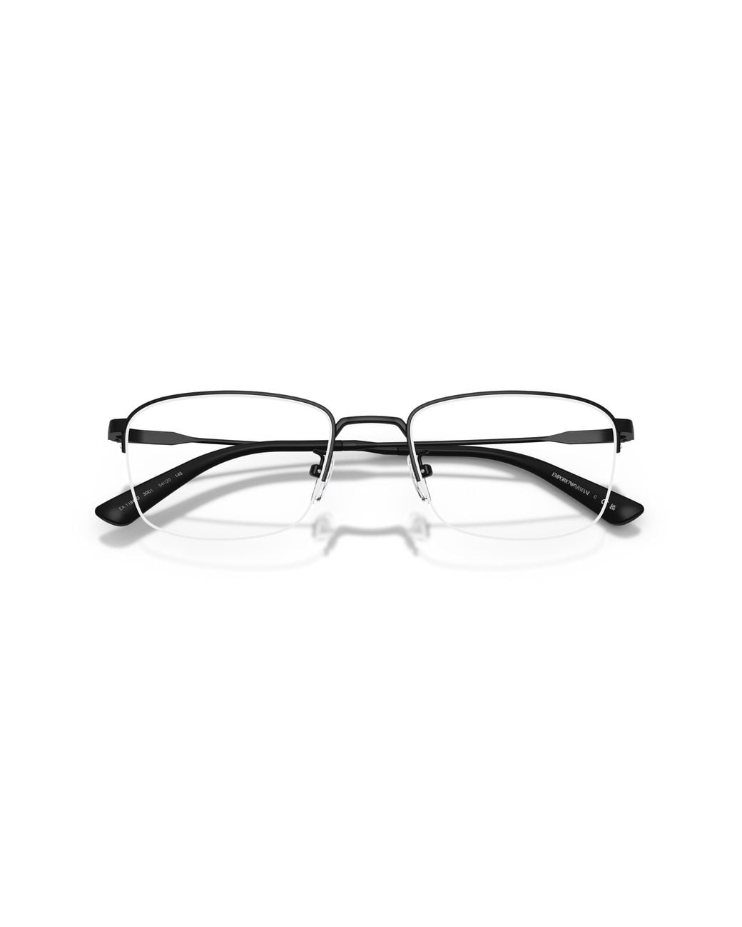 Emporio Armani Black Ea1194Td 3001 Optical Frames Titanium Transparent Pillow Normal for men