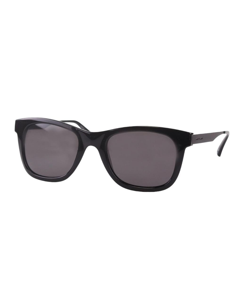 Italia Independent Black 5814 Nero/Fumo Outlet Sunglasses Acetate Smoke Squared Polarized