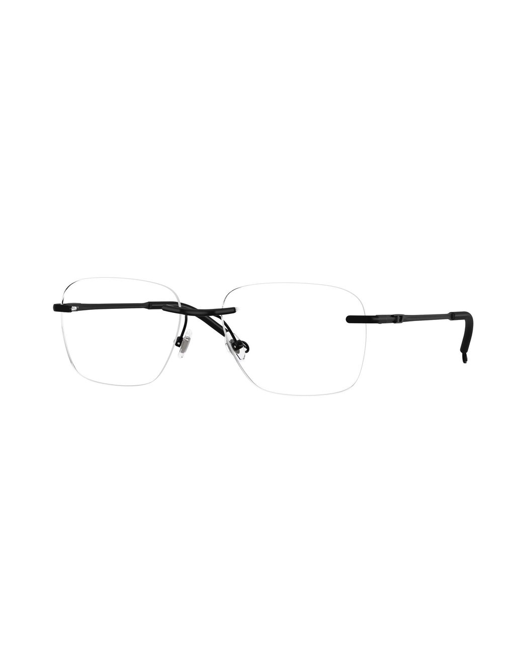 DIESEL Black Dl5005 1025 Optical Frames Metal Pillow Normal