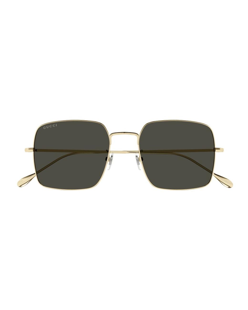 Gucci Black Gg1184S 001 Sunglasses Metal Squared Normal