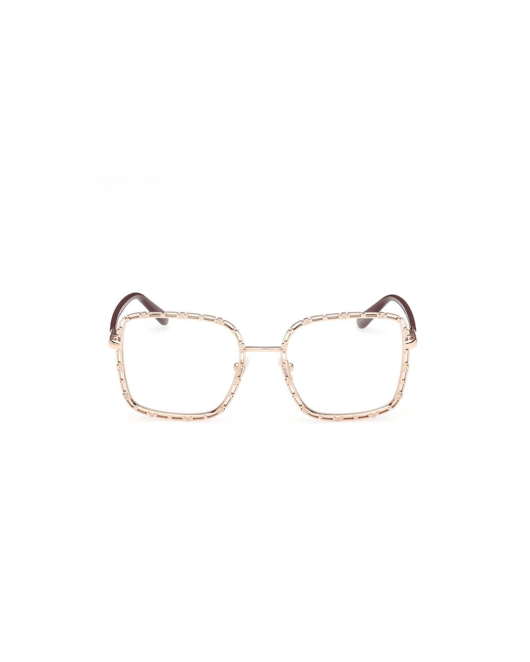 Guess Black Gu50364 028 Optical Frames Metal Squared Normal
