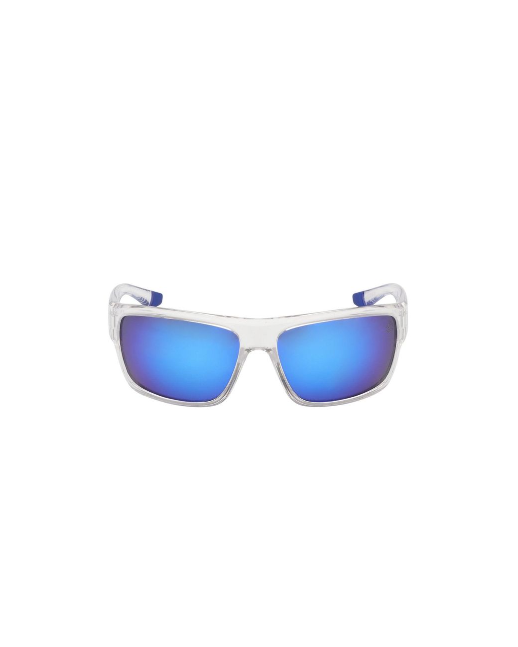 Timberland Blue Tb00067 26D Sunglasses Injected Smoke Squared Polarized for men