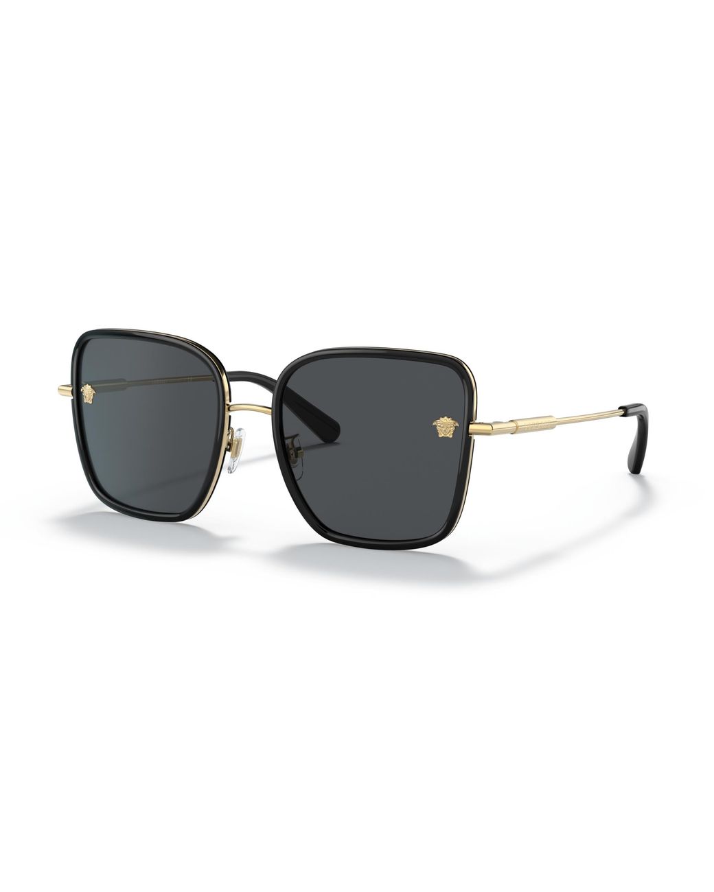 Versace Black Ve2247D 143887 Sunglasses Steel Squared Normal