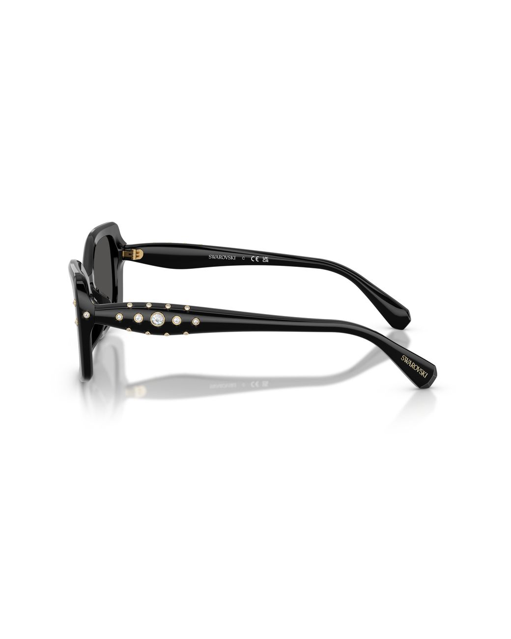 Swarovski Black Sk6058U 100187 Sunglasses Acetate Pillow Normal