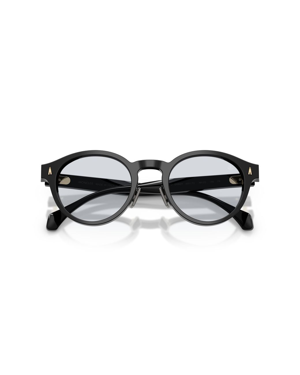 Moncler Black Me6017D Ember 300172 Sunglasses Acetate Light Round Normal