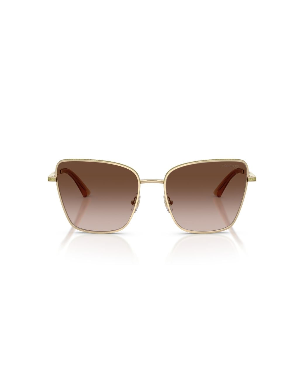 Jimmy Choo Black Jc4023J 300613 Sunglasses Metal Squared Normal Shaded