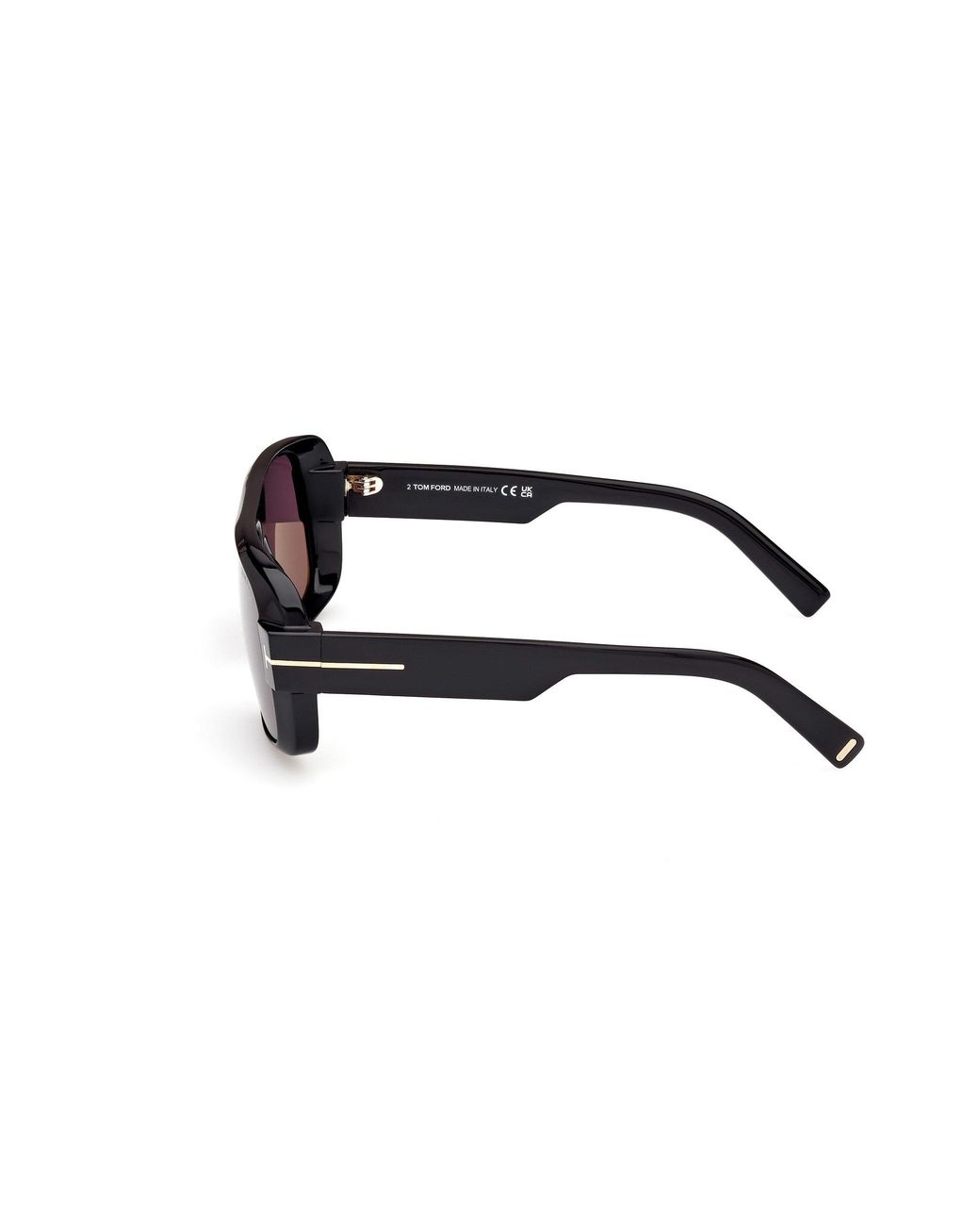 Tom Ford Black Ft1101 Turner 01A Sunglasses Acetate Squared Normal for men