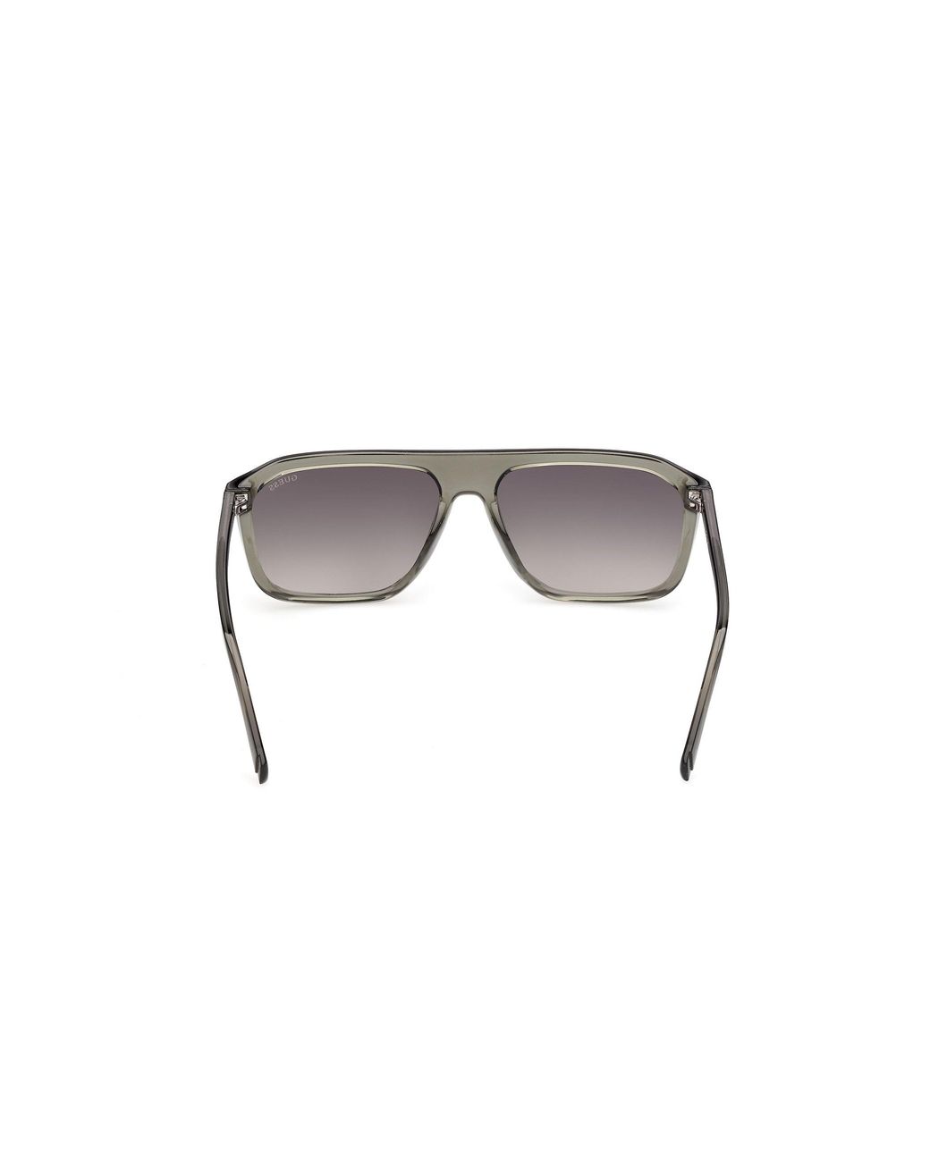 Guess Black Gu00311 96B Sunglasses Injected Smoke Squared Normal for men