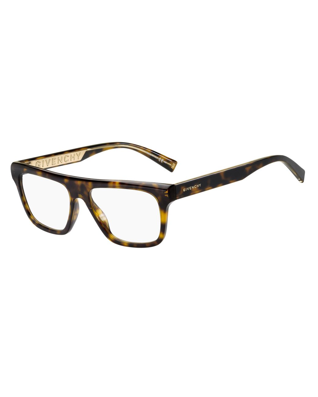 Givenchy Black Gv 0136 086 Optical Frames Acetate Squared for men