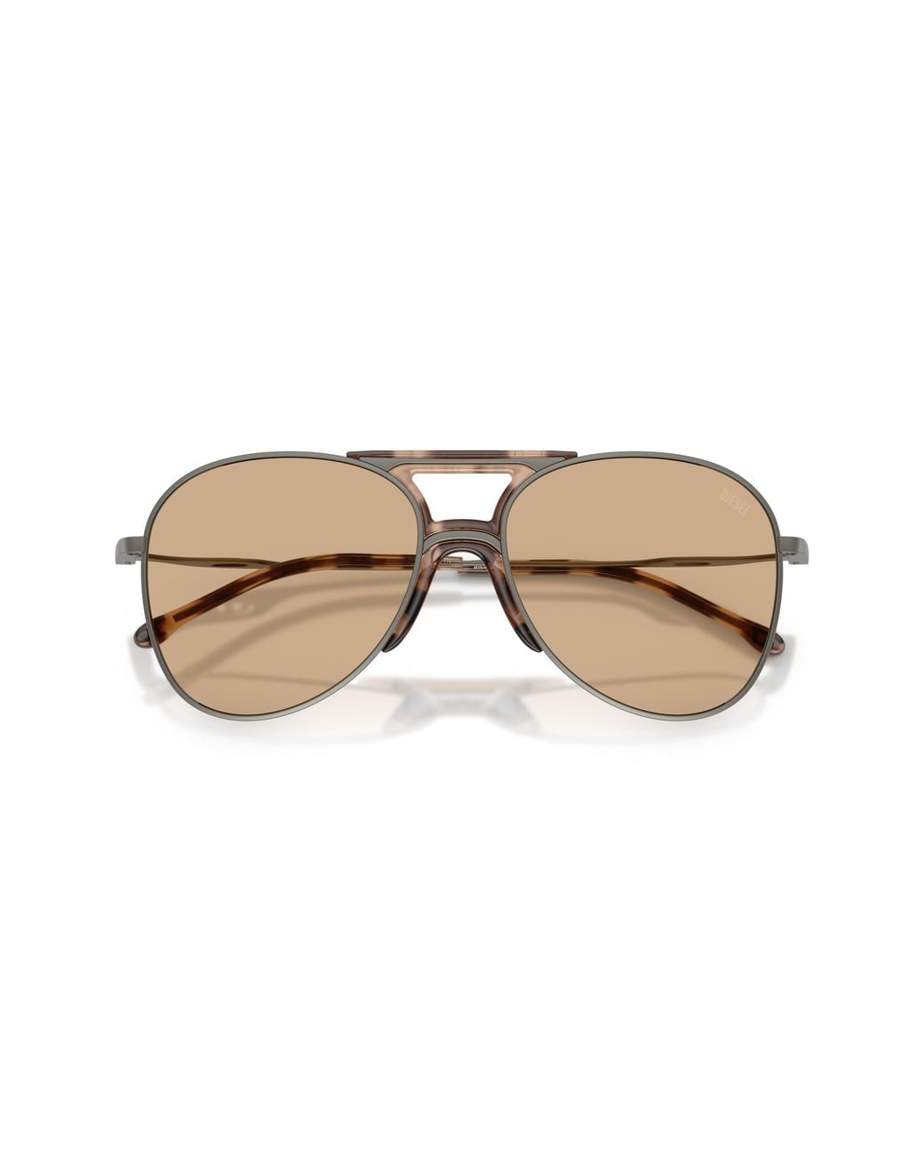 DIESEL Black Dl1022T 1049/8 Sunglasses Titanium Pilot Normal
