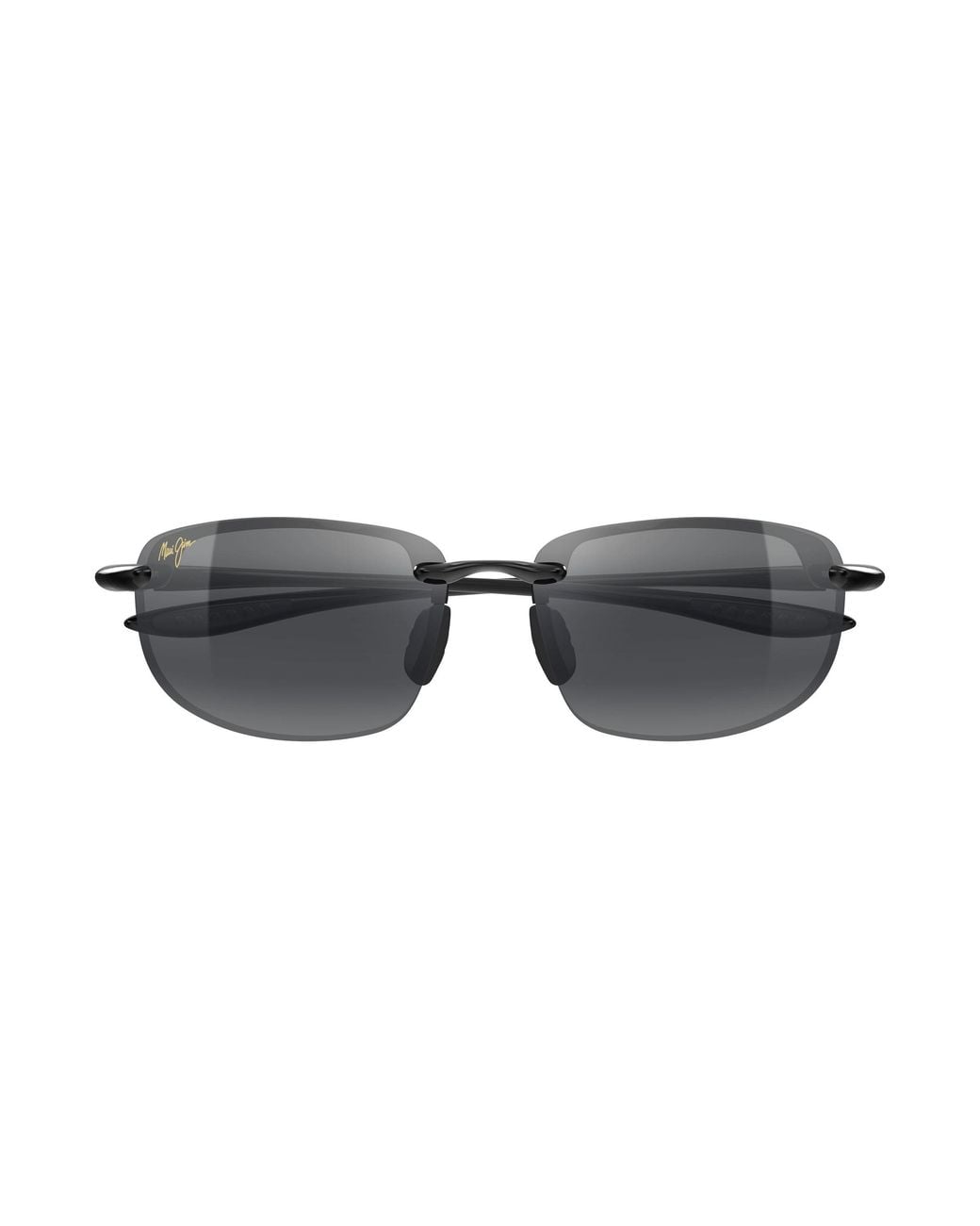Maui Jim Black Mj0407Sa 001 Occhiali Da Sole Iniettato Grigio Squadrata