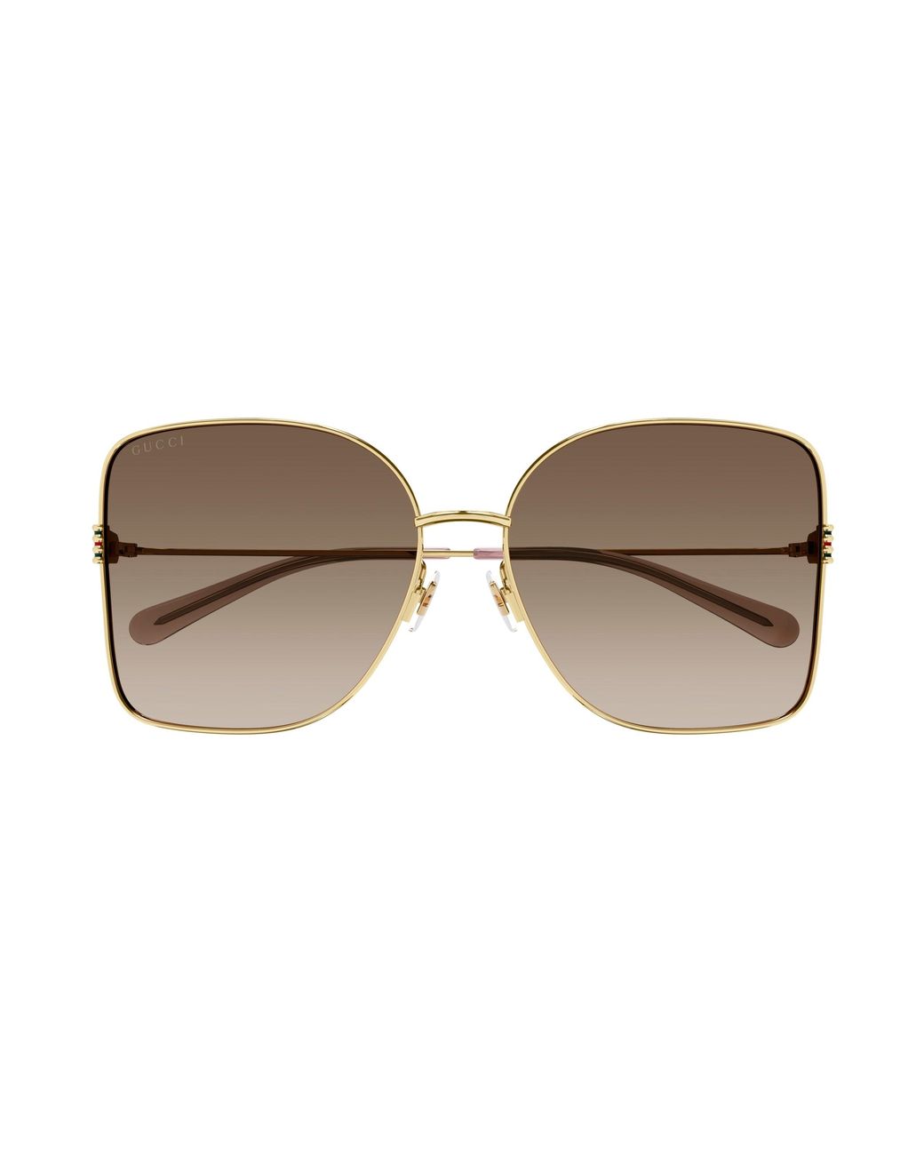 Gucci Black Gg1282Sa 003 Sunglasses Metal Squared Shaded