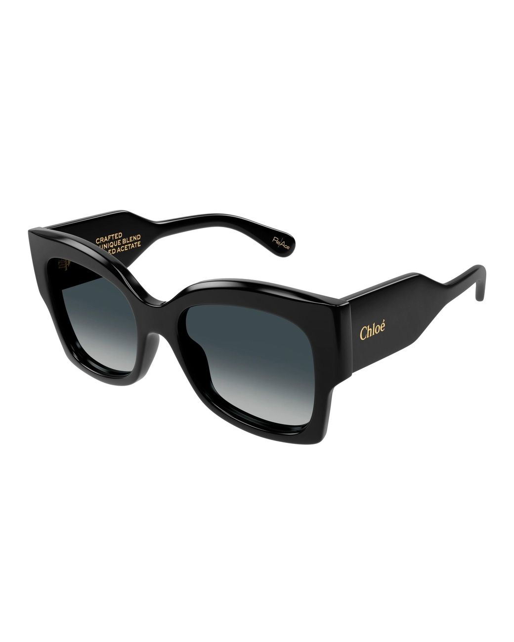 Chloé Black Ch0252S 001 Sunglasses Acetate Butterfly