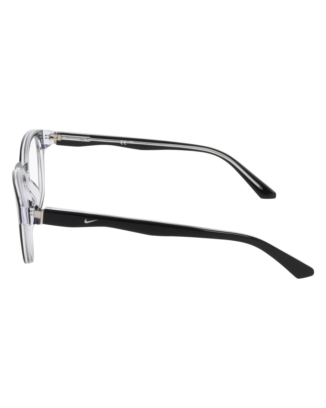 Nike Black 7182 010 Optical Frames Acetate Round Normal