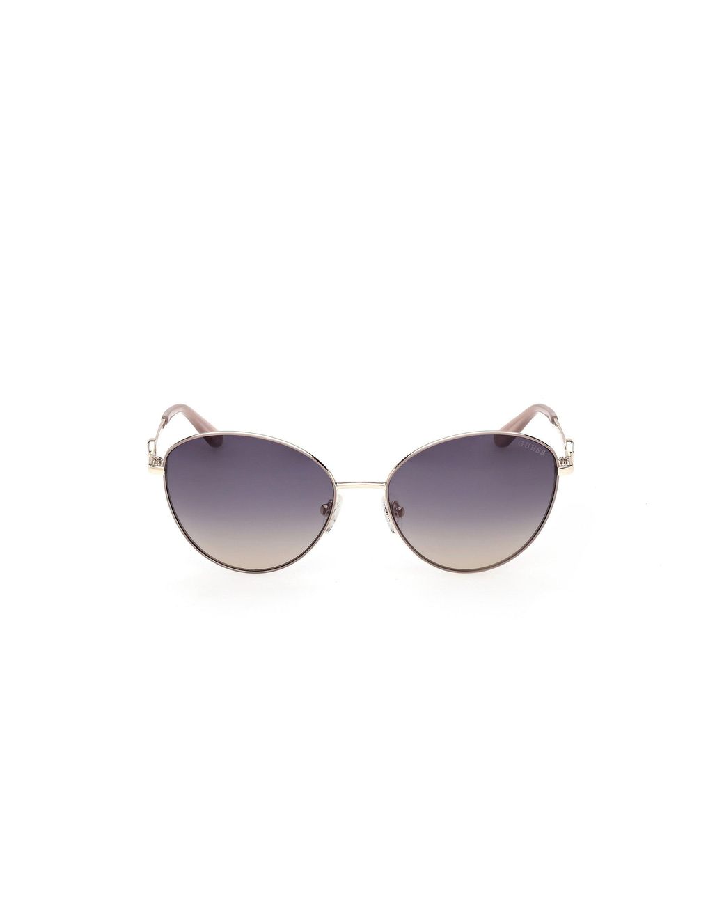 Guess Black Gu00284 59W Sunglasses Metal Round Normal