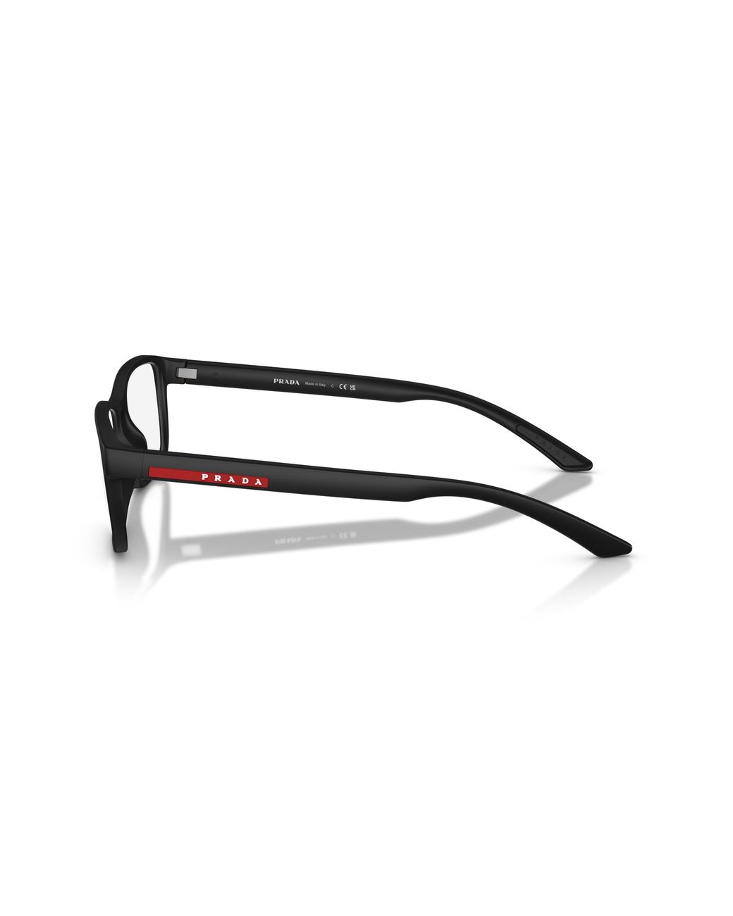 Prada Linea Rossa Black Ps 06Rv Dg01O1 Optical Frames Injected Pillow Normal for men