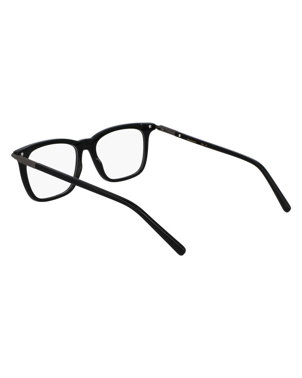 Ferragamo Black Sf3007 001 Optical Frames Acetate Squared Normal for men