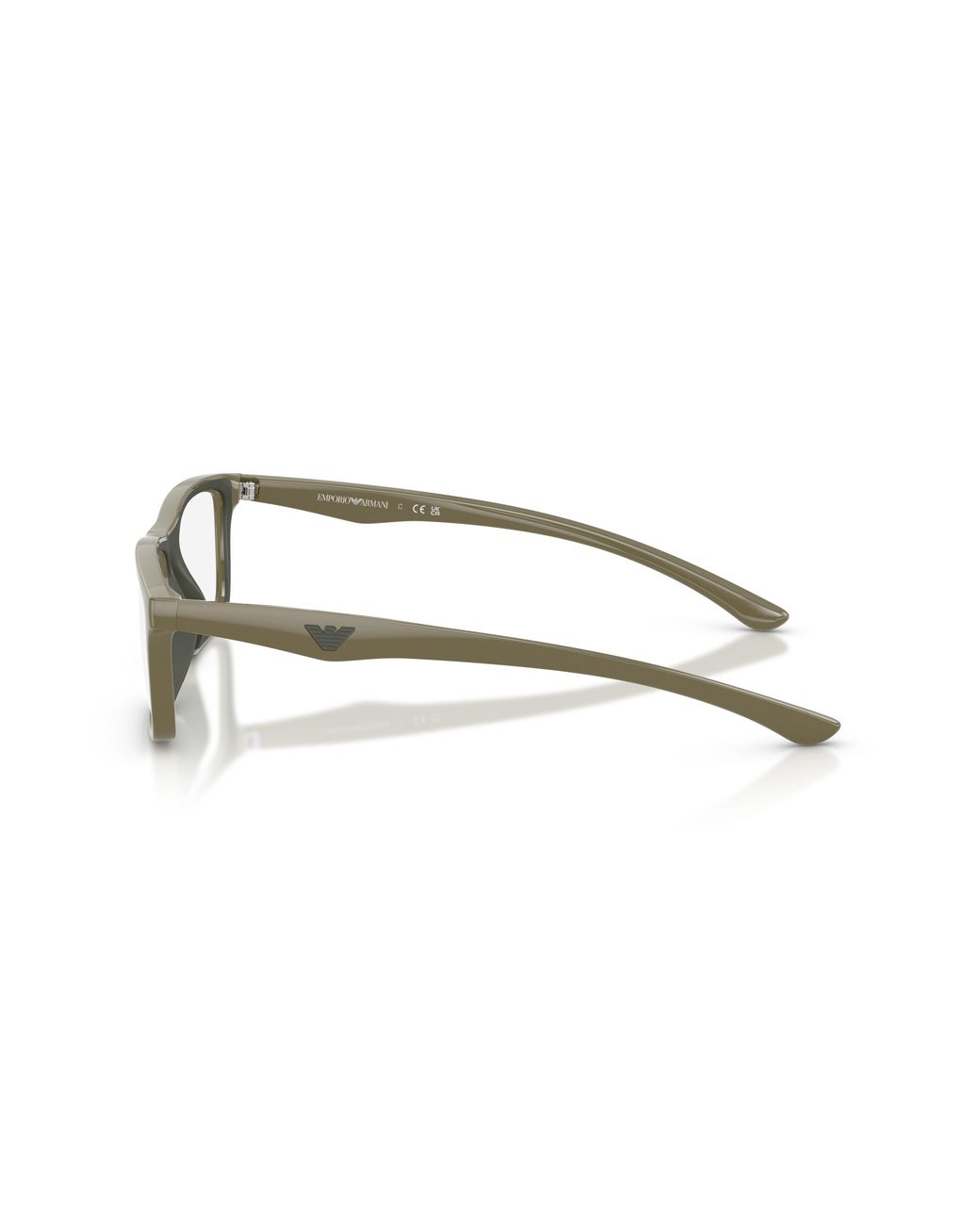Emporio Armani Black Ea3285U 5437 Optical Frames Injected Transparent Squared Normal for men