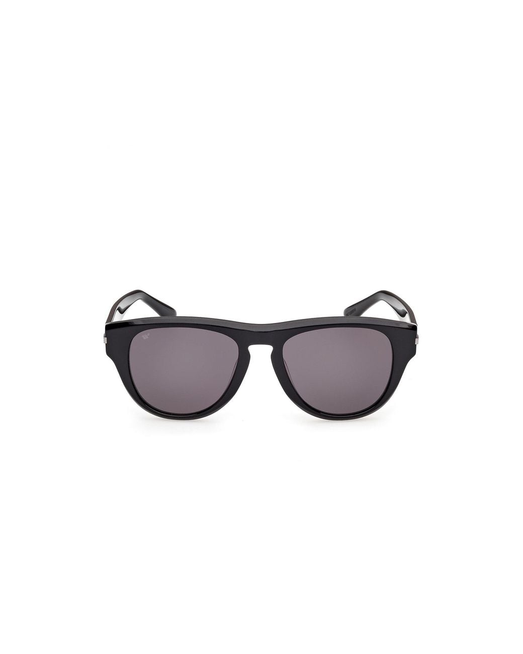 Web Black We0402 01A Sunglasses Acetate Smoke Round Normal for men