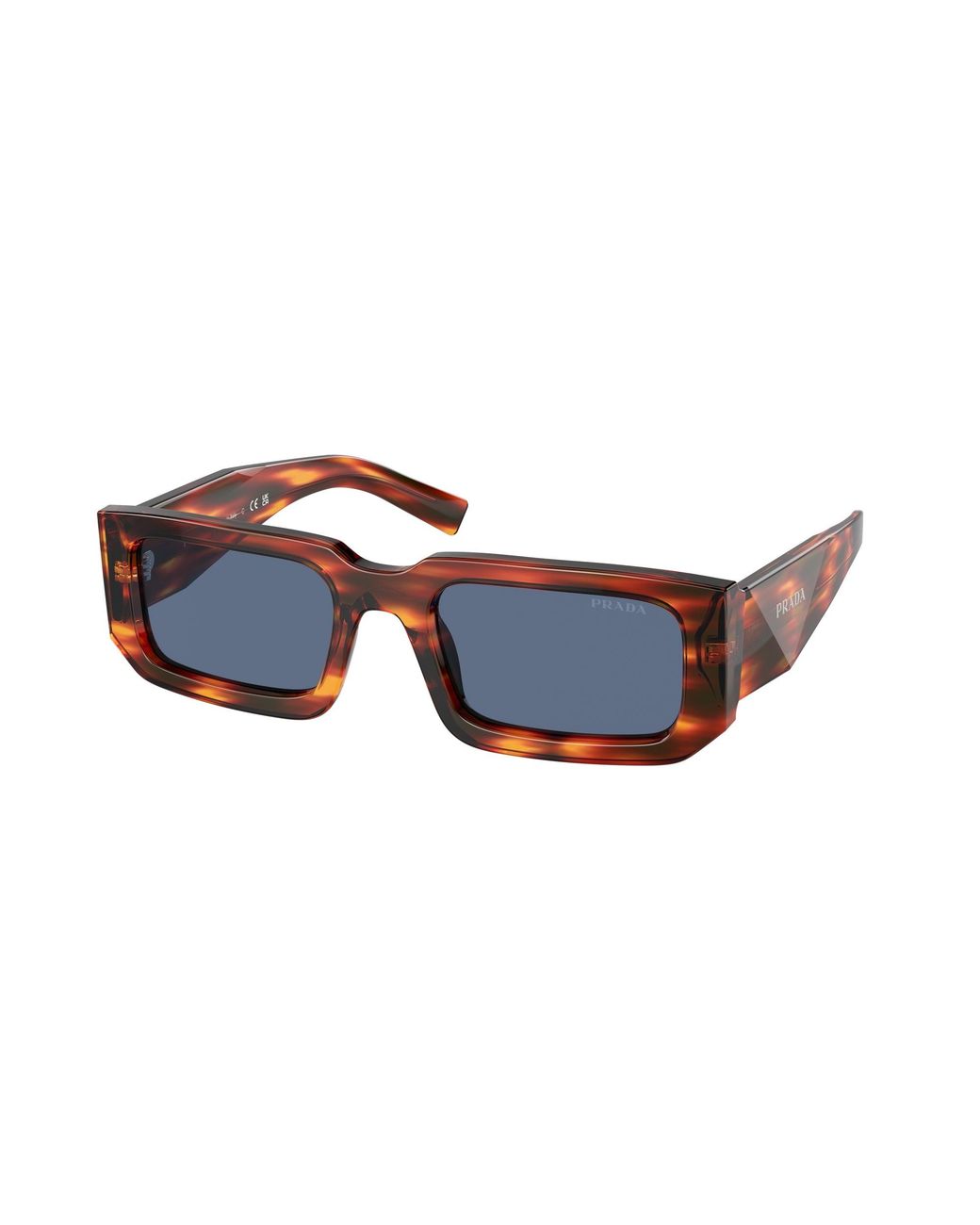 Prada Black Pr 06Ys 17R06A Sunglasses Acetate Squared Normal for men