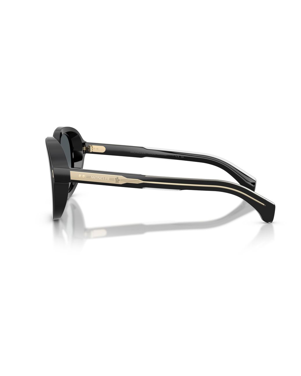 Moncler Black Me6007U Cirsee 30013C Sunglasses Acetate Pilot Normal Nuanced