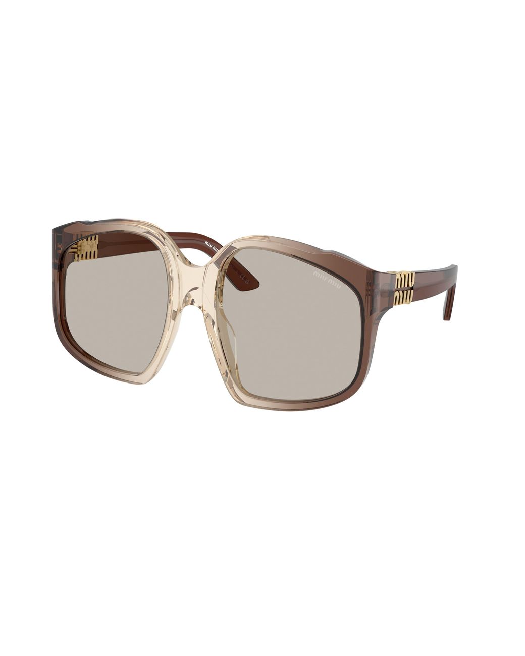 Miu Miu Black Mu A07S 25G40U Sunglasses Acetate Geometric Normal
