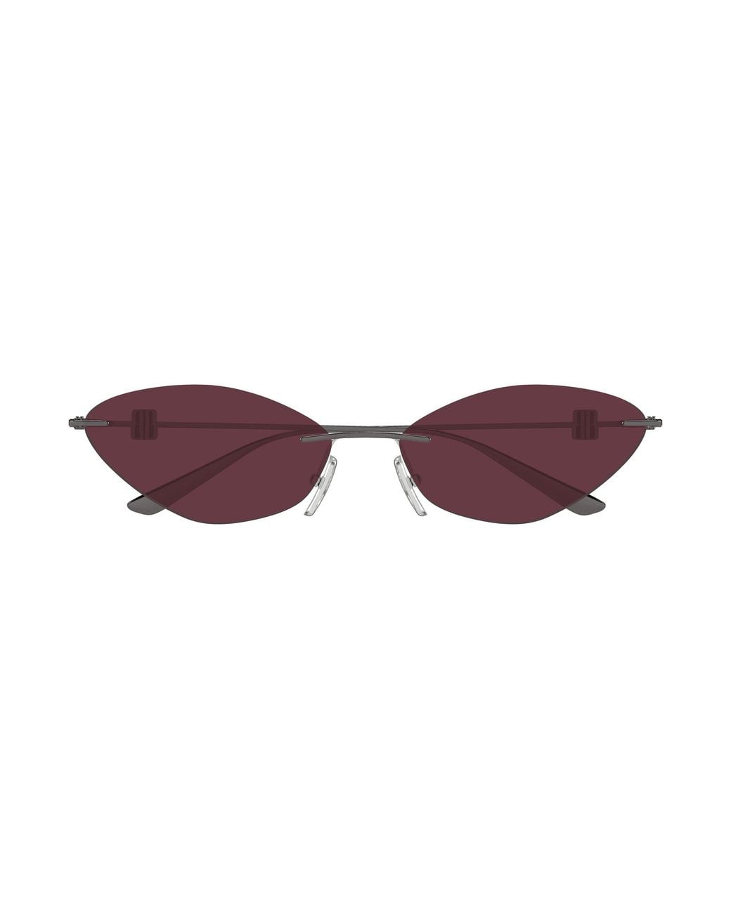Balenciaga Black Bb0536S 004 Sunglasses Metal Geometric