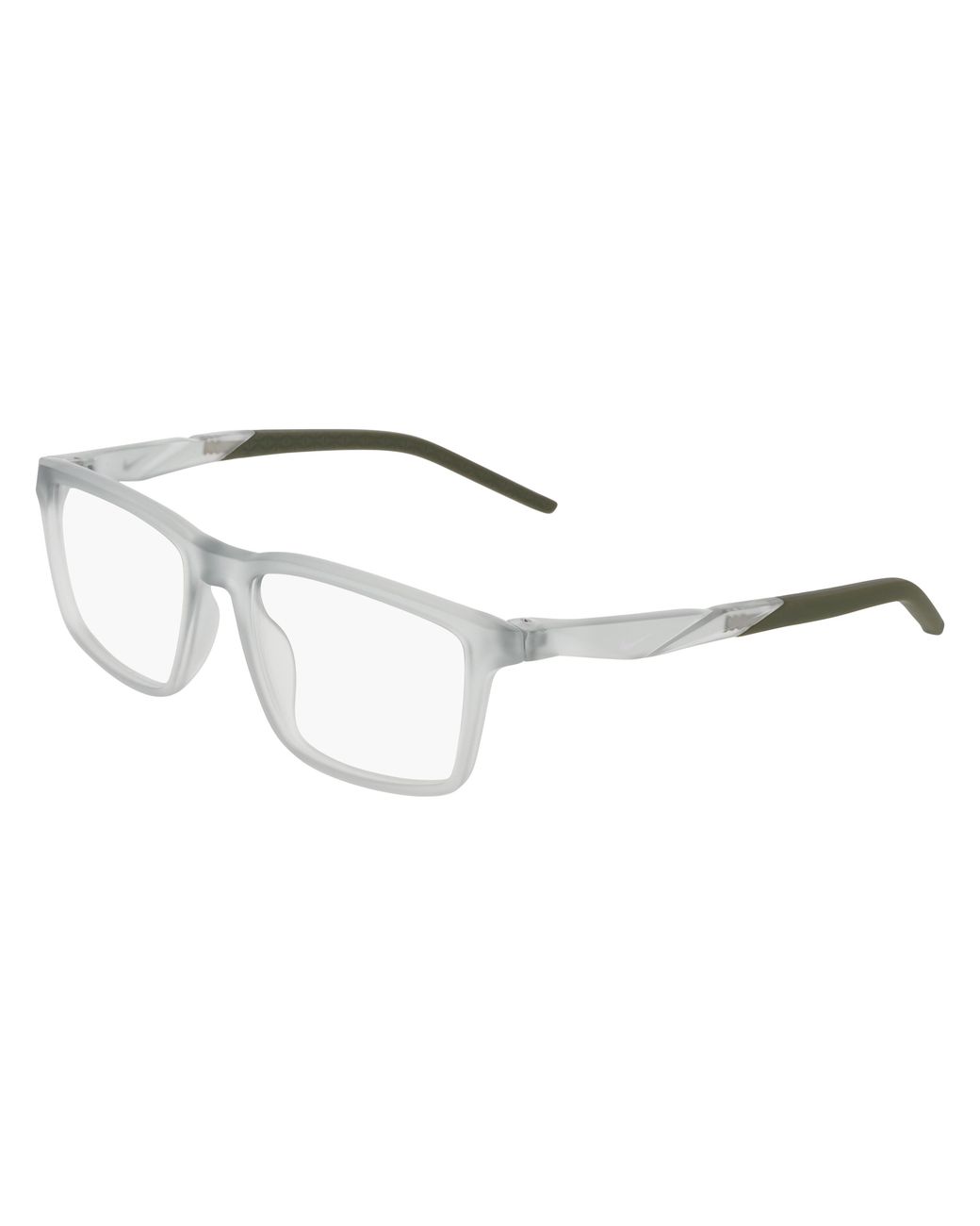Nike Black 7295 030 Optical Frames Bio-Injected Squared Normal for men