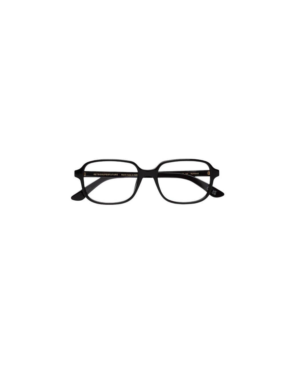Retrosuperfuture Black J0L Numero 05 Optical Frames Acetate Squared