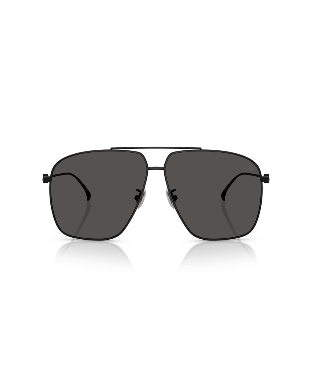 Moncler Black Me4020T Arium 100187 Sunglasses Titanium Geometric Normal
