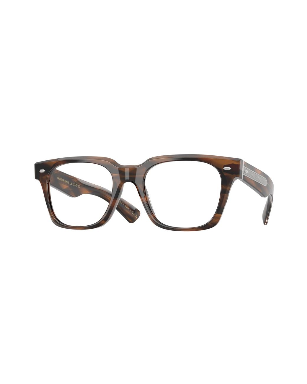 Oliver Peoples Black Ov5570U Alfrey 1794 Optical Frames Acetate Transparent Squared Normal for men