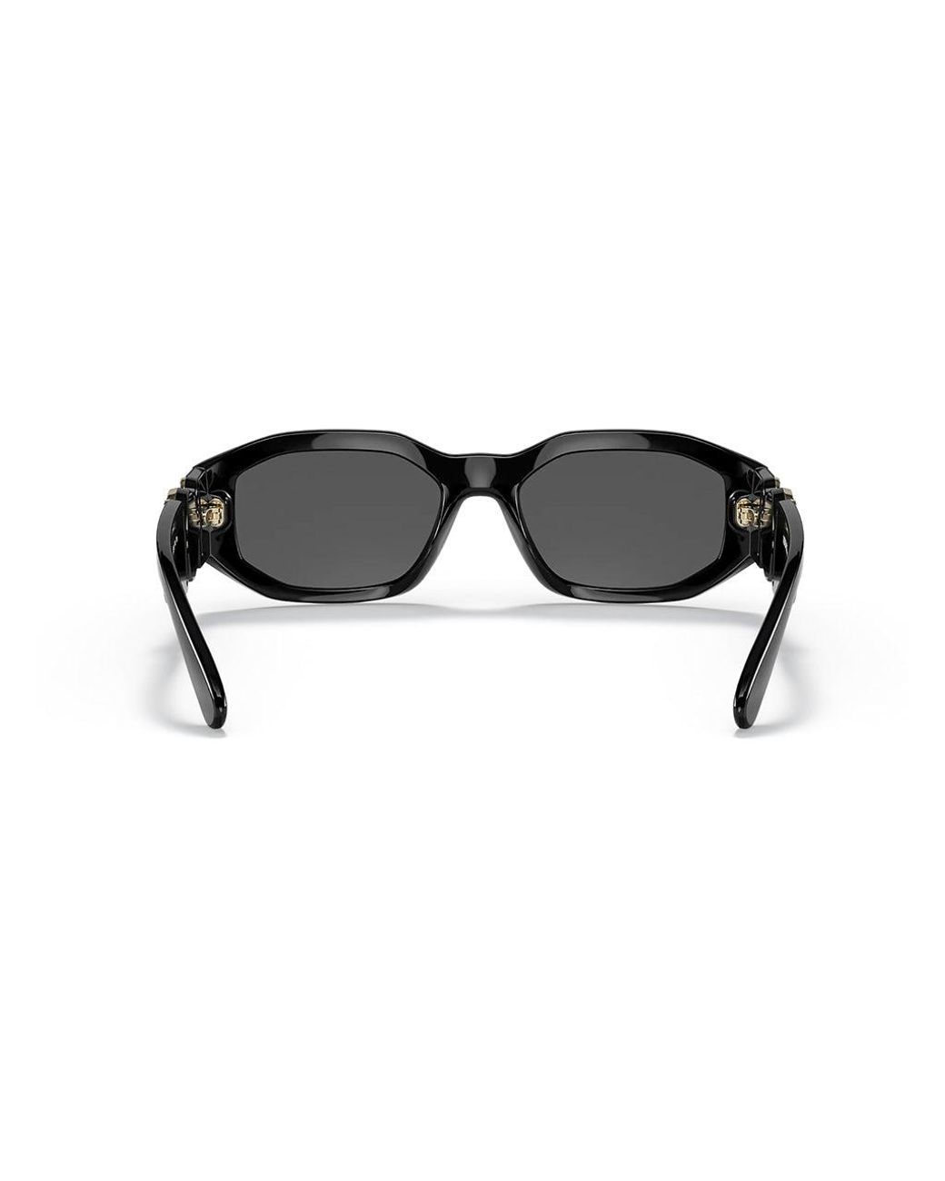 Versace Black Ve4361 Gb1/87 Sunglasses Nylon Geometric Normal Shaded for men
