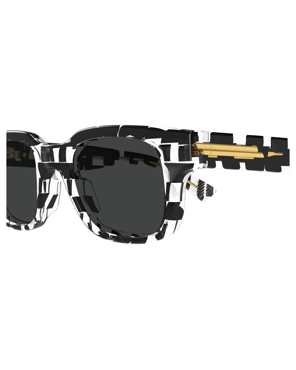 Bottega Veneta Black Bv1411S 004 Sunglasses Acetate Squared for men