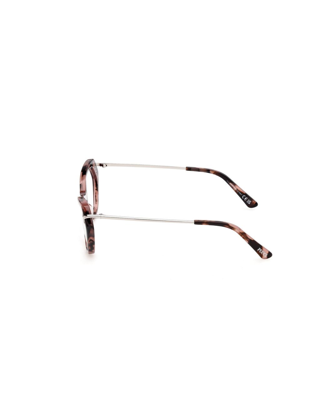 Emilio Pucci Black Ep5285 55 Optical Frames Geometric Normal