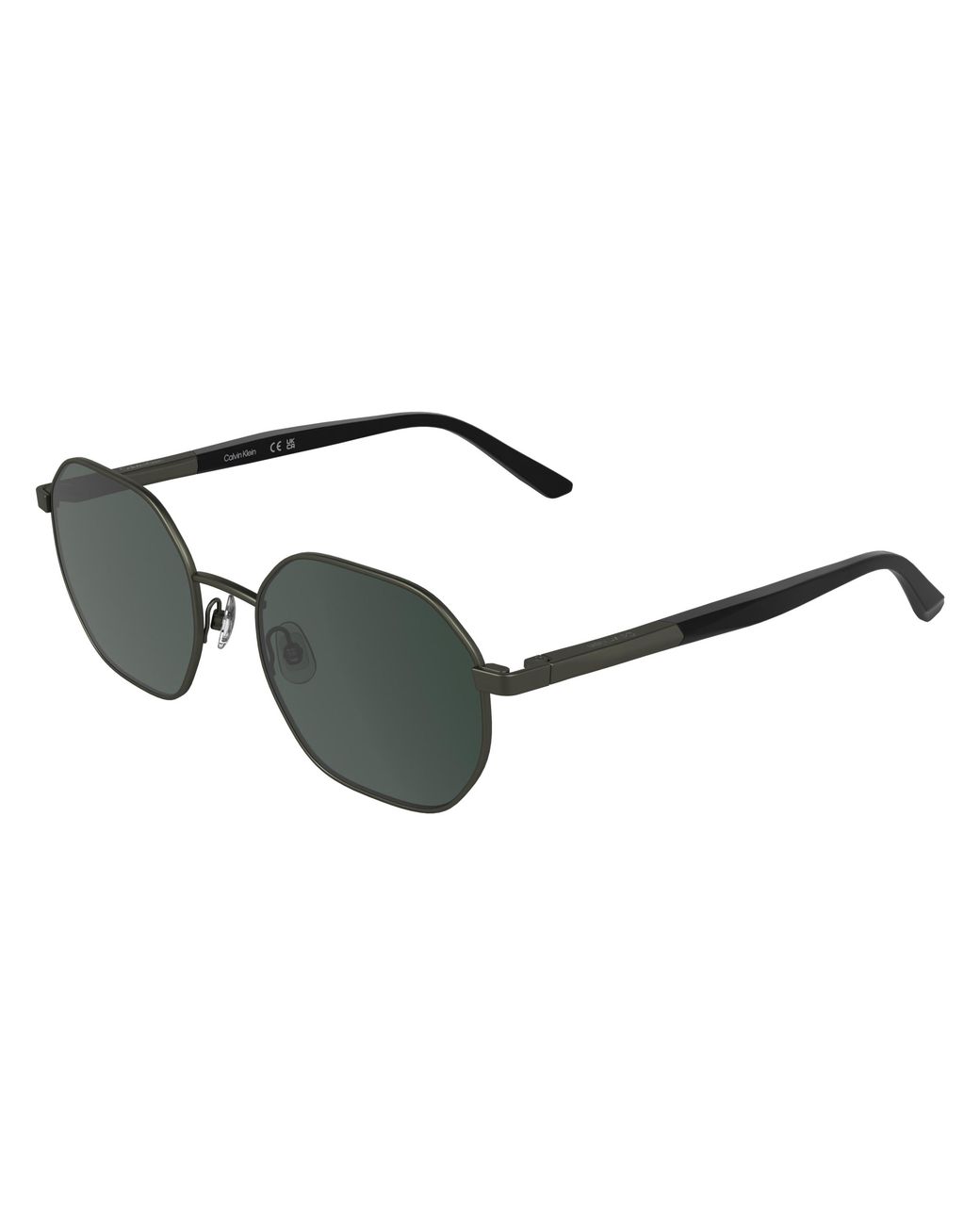 Calvin Klein Black Ck25110S 072 Sunglasses Metal Squared Normal