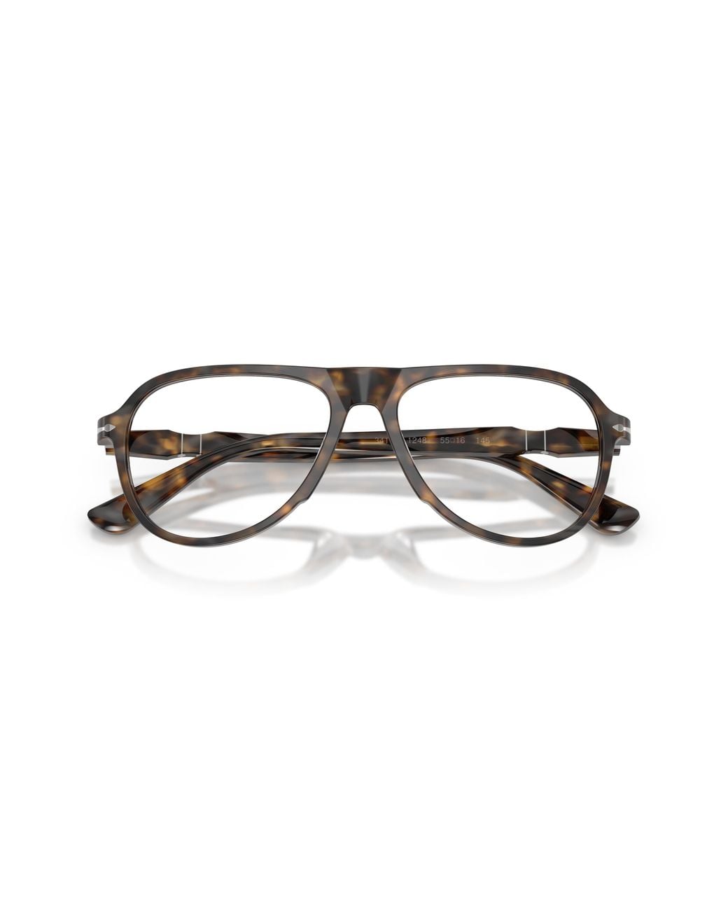 Persol Black Po3411V 1248 Optical Frames Acetate Transparent Pilot Normal