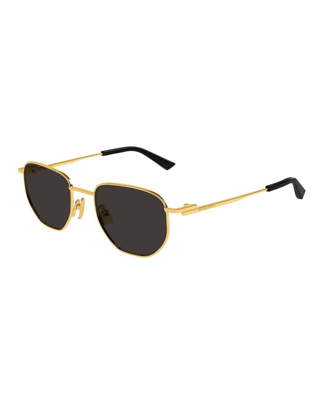 Bottega Veneta Black Bv1301S 005 Sunglasses Metal Round