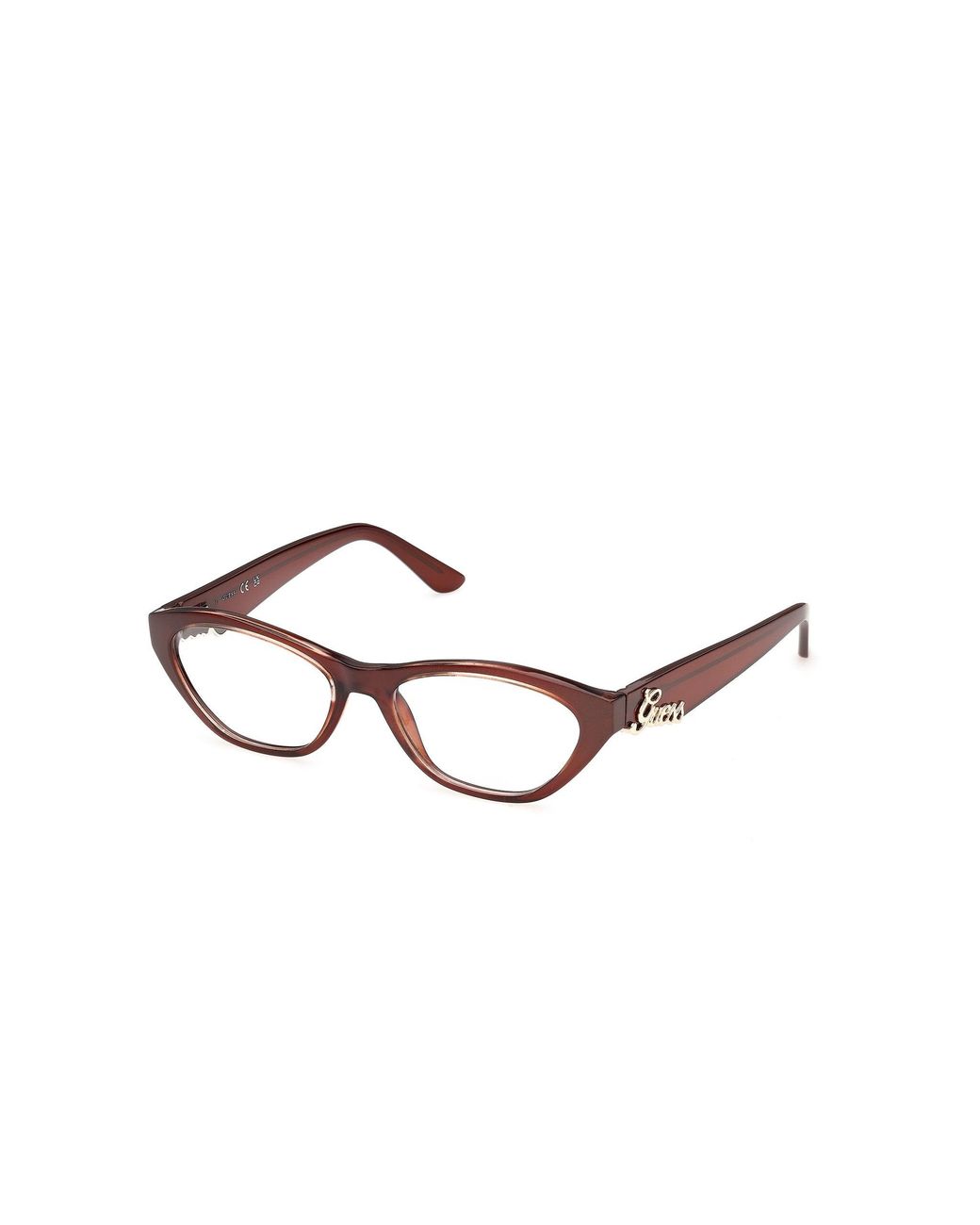 Guess Black Gu50389 50 Optical Frames Injected Cat Eye Normal