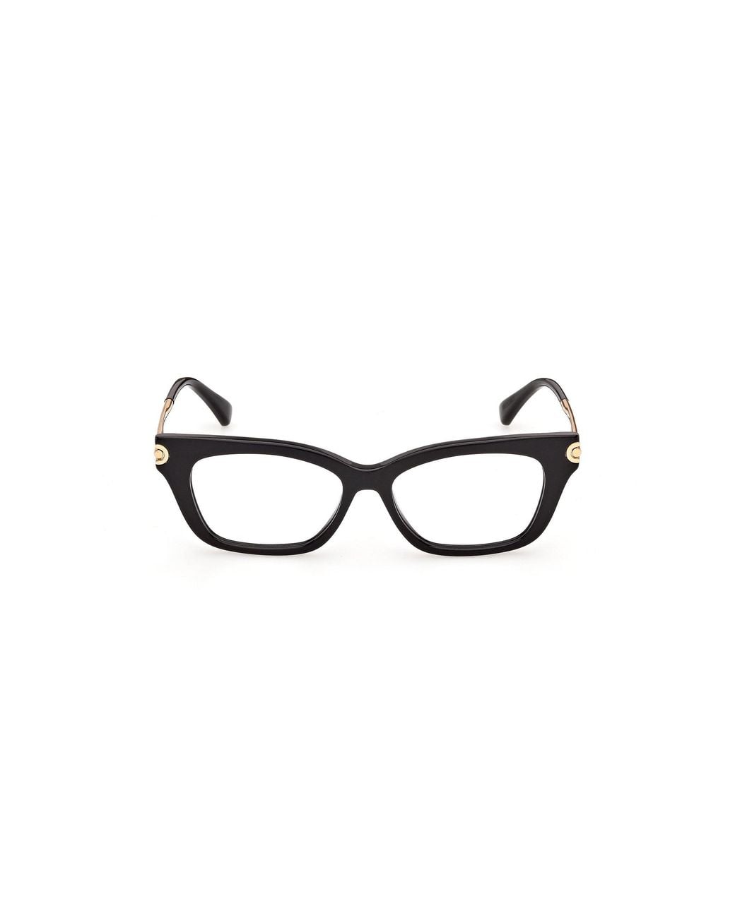 Max Mara Black Mm5253 1 Optical Frames Acetate Squared Normal