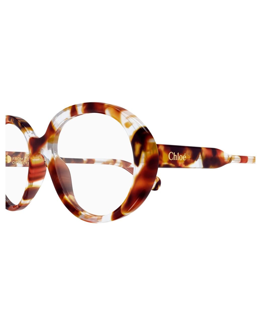 Chloé Black Ch0221O 008 Optical Frames Acetate Transparent Round