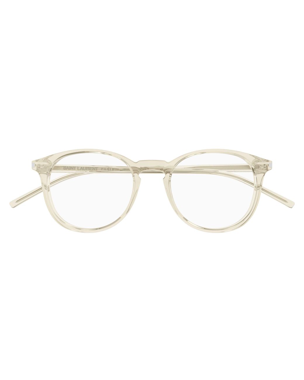 Saint Laurent Black Sl 106 026 Optical Frames Acetate Transparent Round