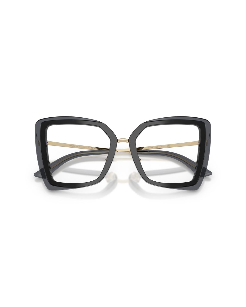 Jimmy Choo Black Jc3059 5103 Optical Frames Acetate Transparent Butterfly Normal