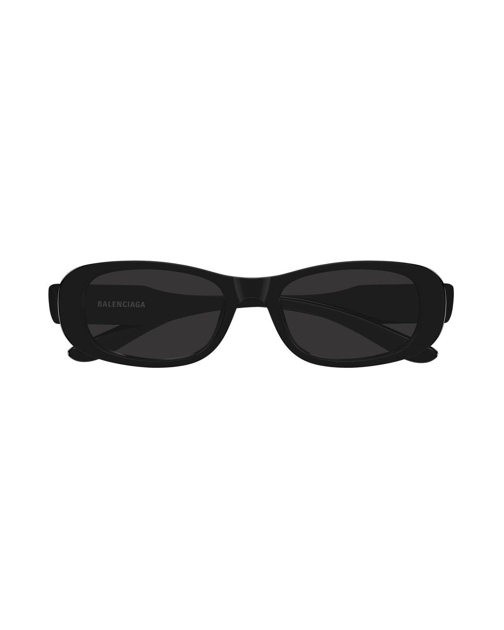 Balenciaga Black Bb0511Sk 001 Occhiali Da Sole Acetato Grigio Squadrata