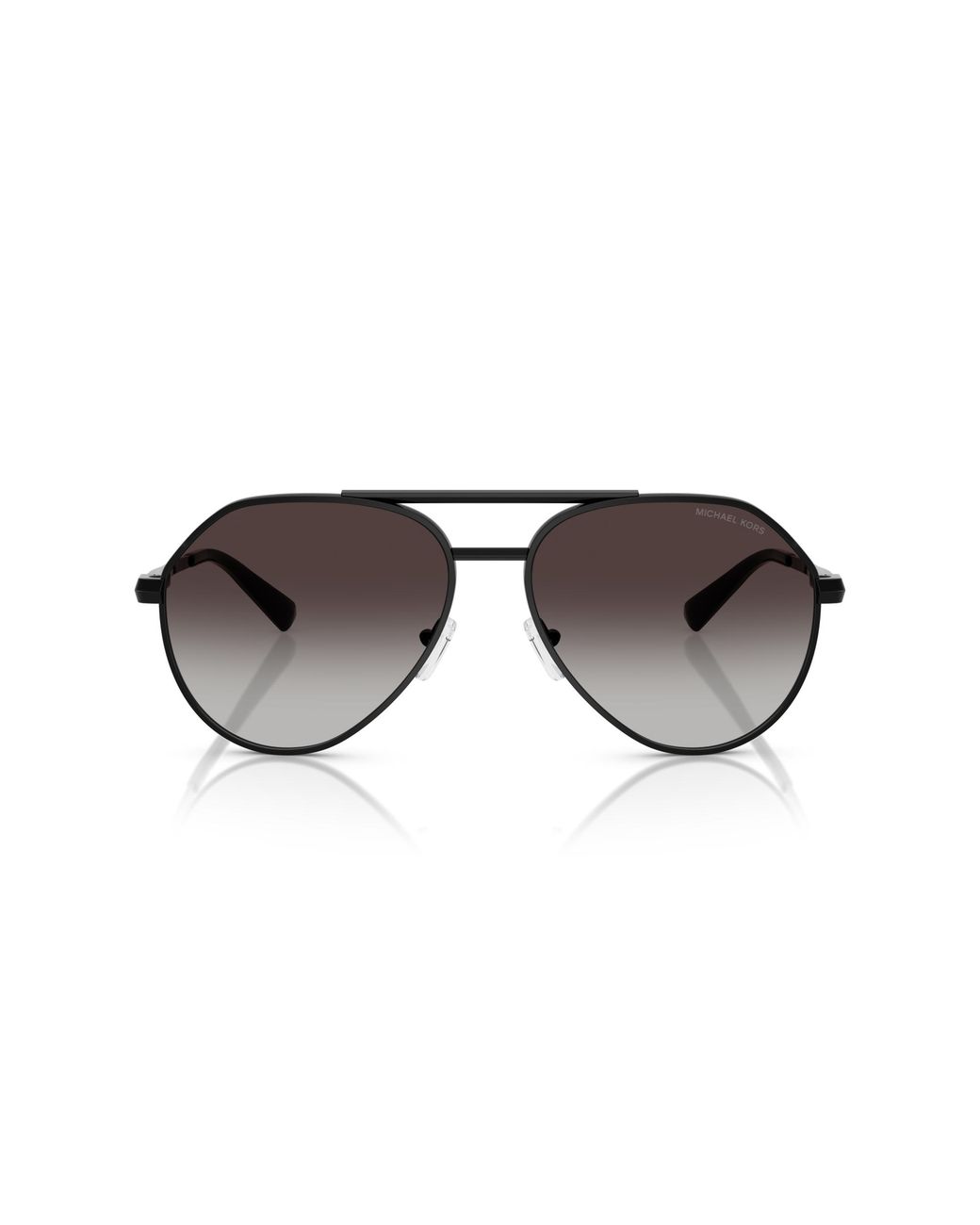 Michael Kors Black Mk1168 Brentwood 10058G Sunglasses Metal Pilot Normal Shaded for men