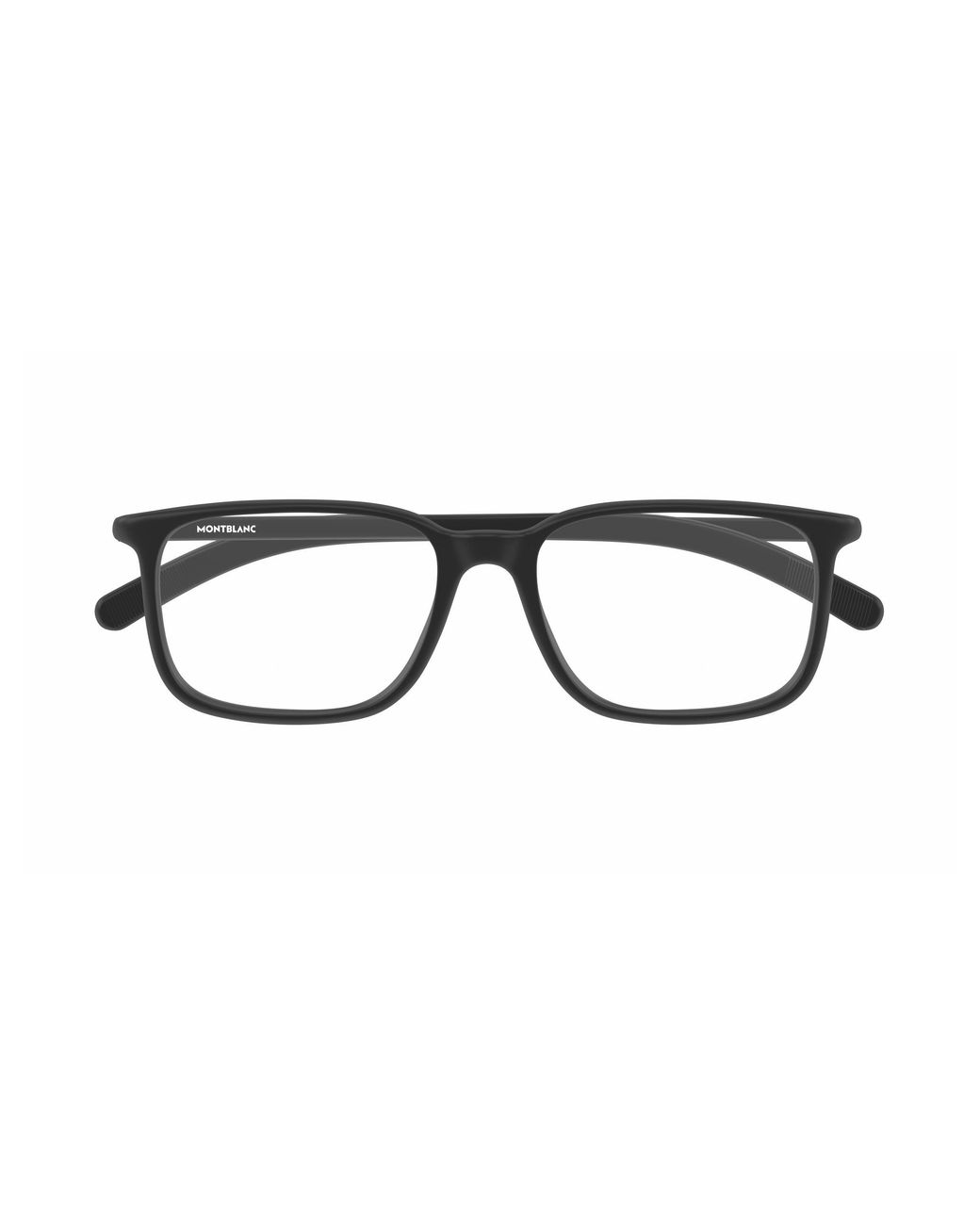 Montblanc Black Mb0328O 005 Optical Frames Acetate Transparent Squared for men