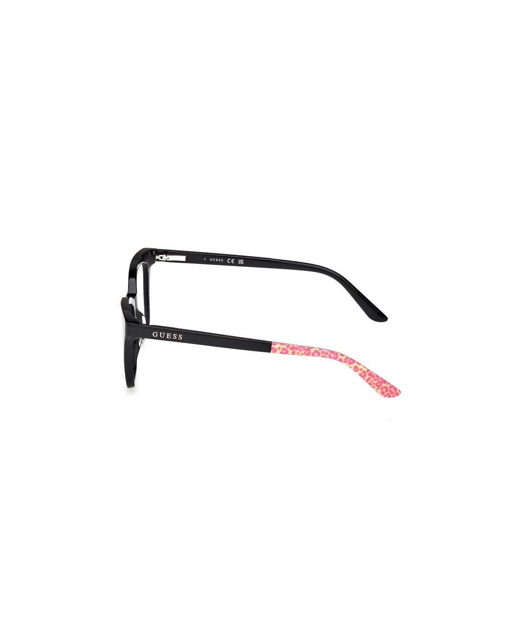 Guess Black Gu50268 001 Optical Frames Acetate Squared Normal
