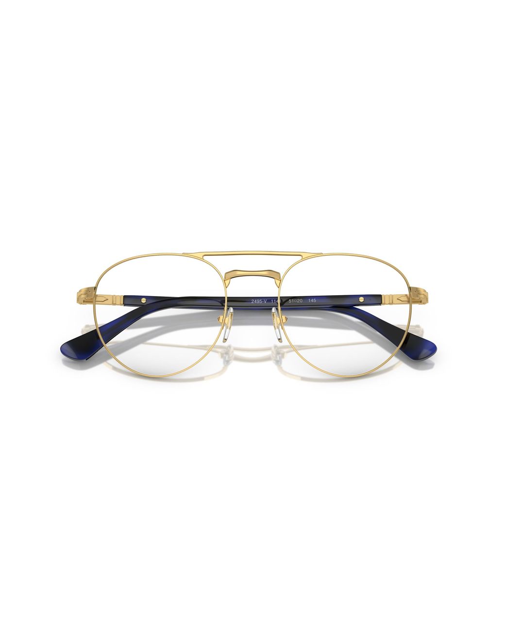 Persol Black Po2495V 1141 Optical Frames Metal Pantos