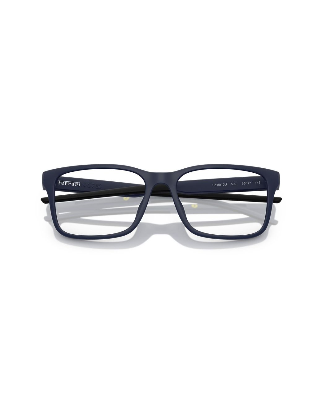 FERRARI SCUDERIA Black Fz8010U 509 Optical Frames Injected Squared Normal for men