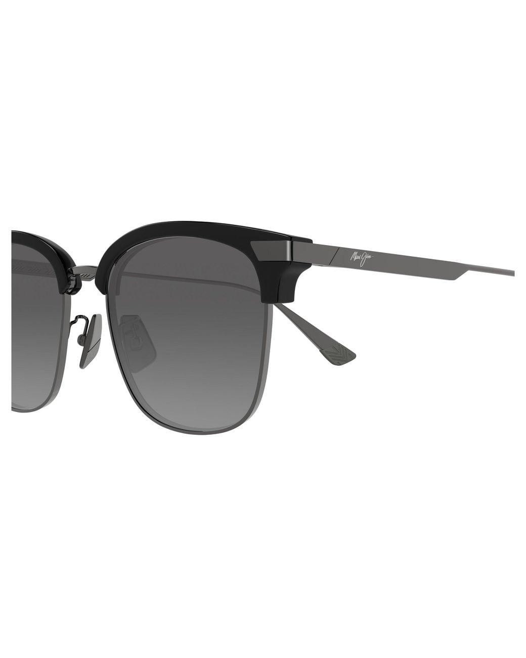 Maui Jim Black Mj0629Sa 001 Occhiali Da Sole Bio-Iniettato Grigio Rotonda