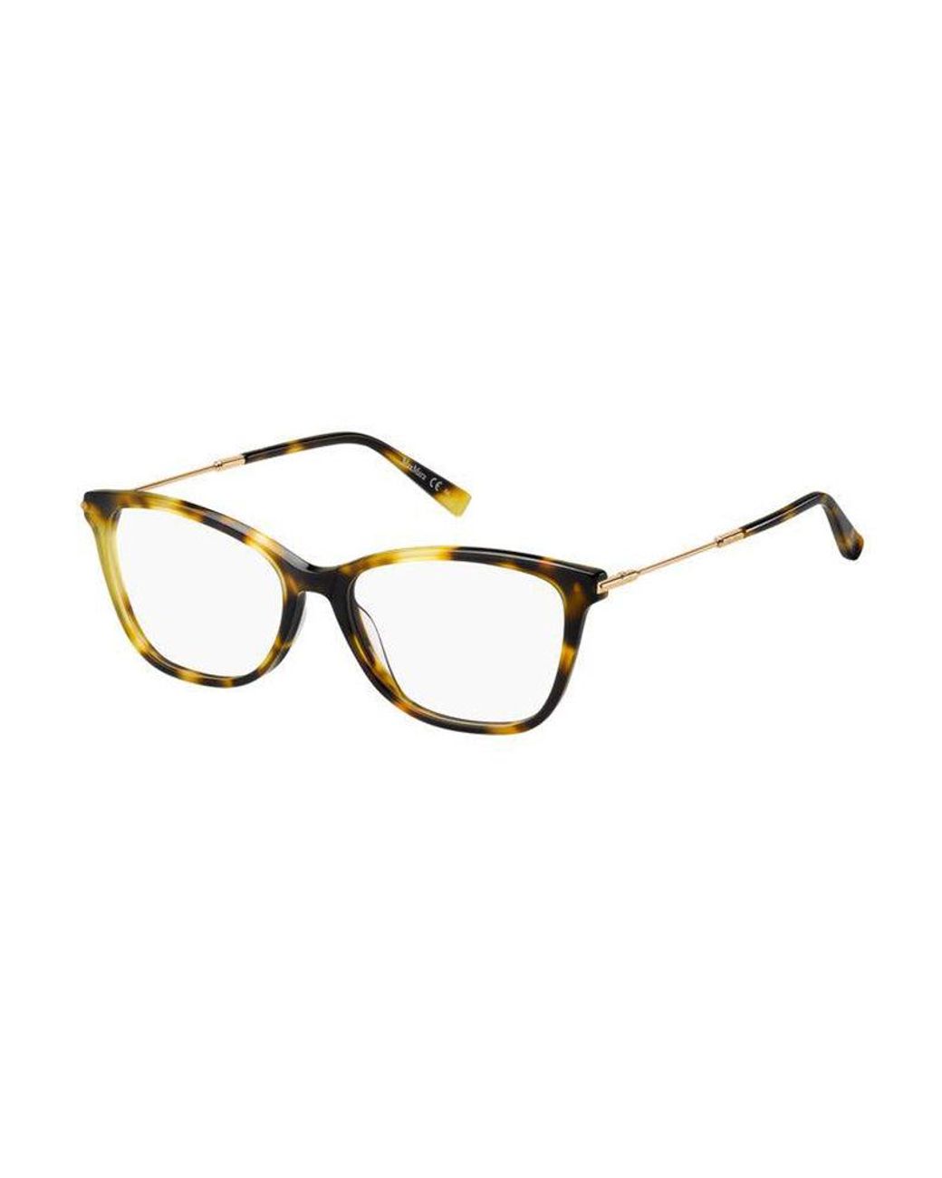 Max Mara Black Mm 1420 086 Optical Frames Outlet Plastic Squared